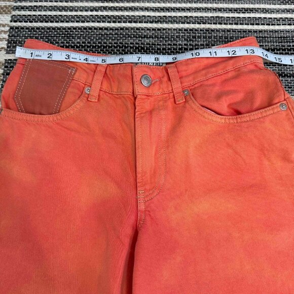 Free People We The Free Waterfalls Baggy Wide Leg Jean Zip Fly Oklahoma Sun 24S - Picture 9 of 16